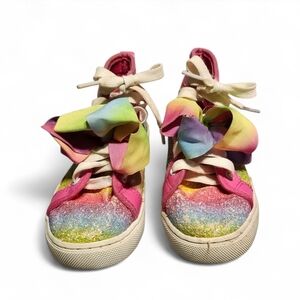 Girls Size 1 JoJo Siwa High Top Sneakers